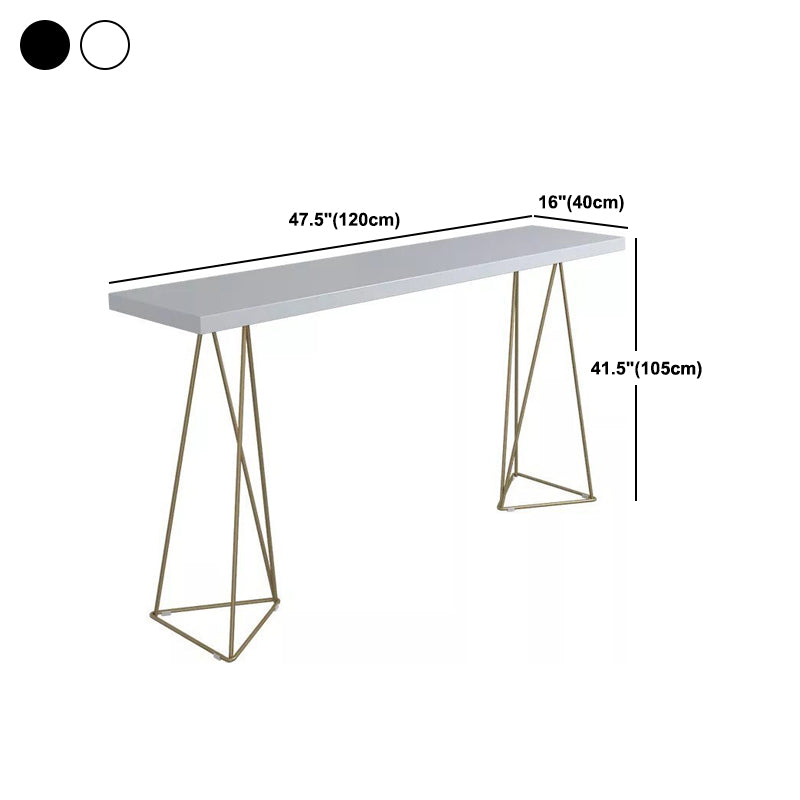 Traditional Luxury Dining Table Solid Wood Bar Table Rectangle Bar Table