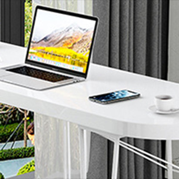 Specialty Pub Table Contemporary Wood Bar Table in White for Indoor