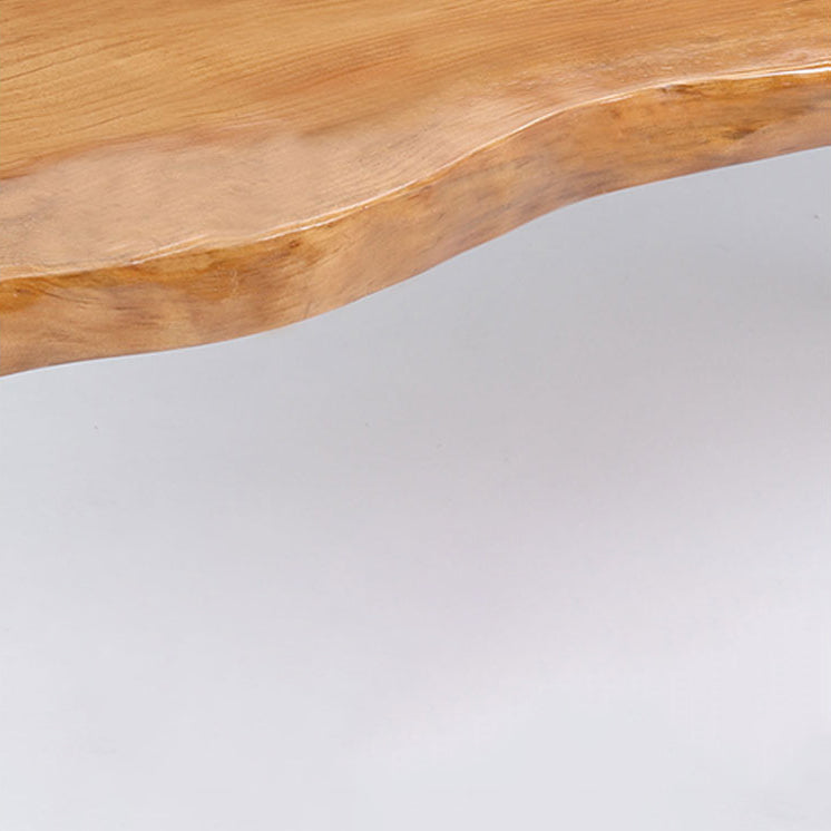 Bar Table in Metal and Wood Industrial Bar Height Table for Dining Room