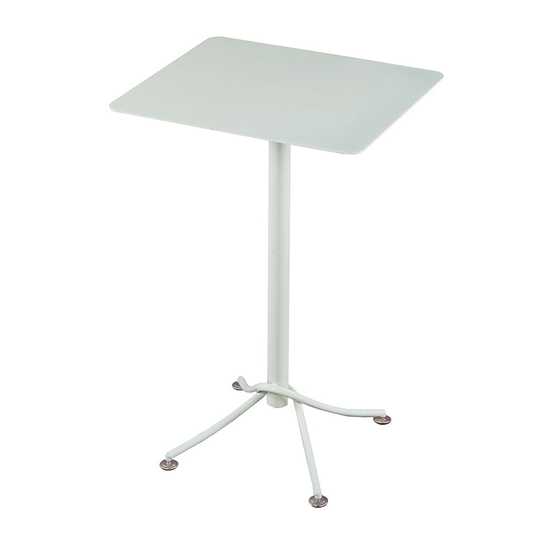 Metal Indoor-Outdoor Bar Height Table Contemporary Bar Table with Pedestal