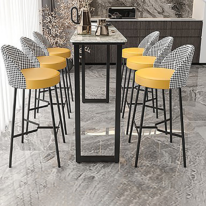 Rectangle Pub Table 41-inch Bar Height Industrial Bar Table for Outdoor