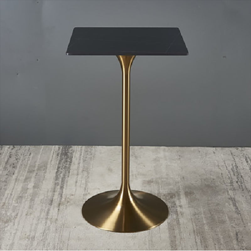 41.3"H Bar Dining Table Pedestal Sintered Stone Bar Height Cocktail Table