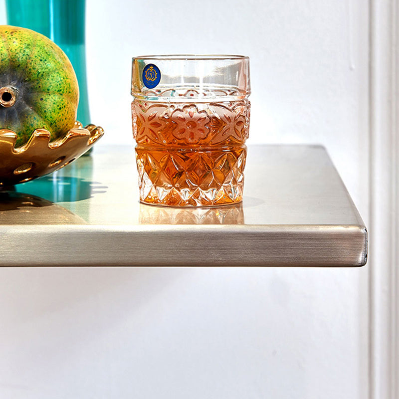 Industrial Pedestal Bar Table 43.3"H Metal Bistro Bar Desk in Silver