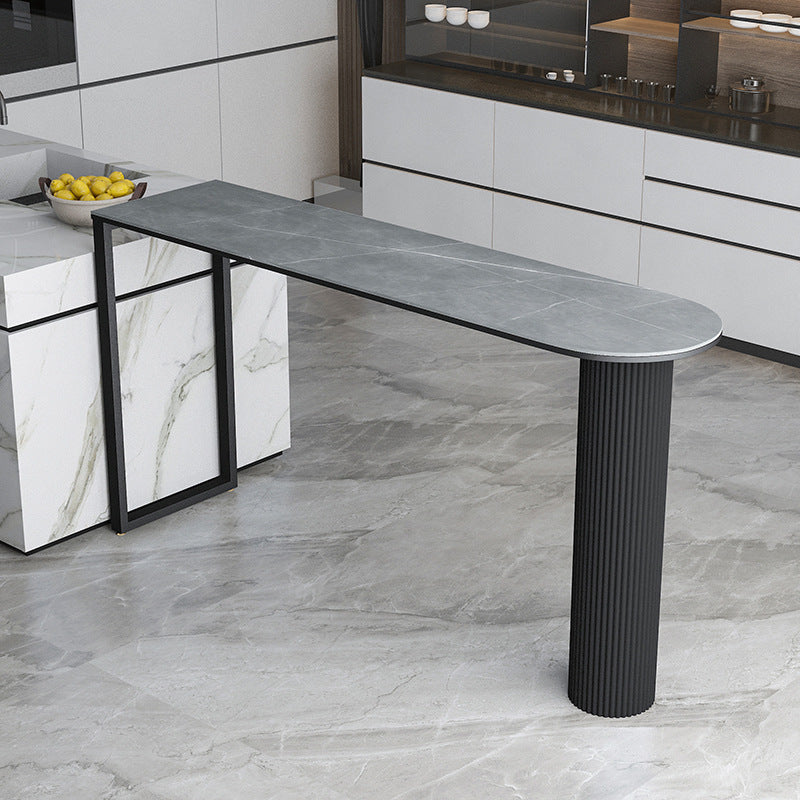 Sintered Stone Bar Table Modern Dining Table for Kitchen Living Room