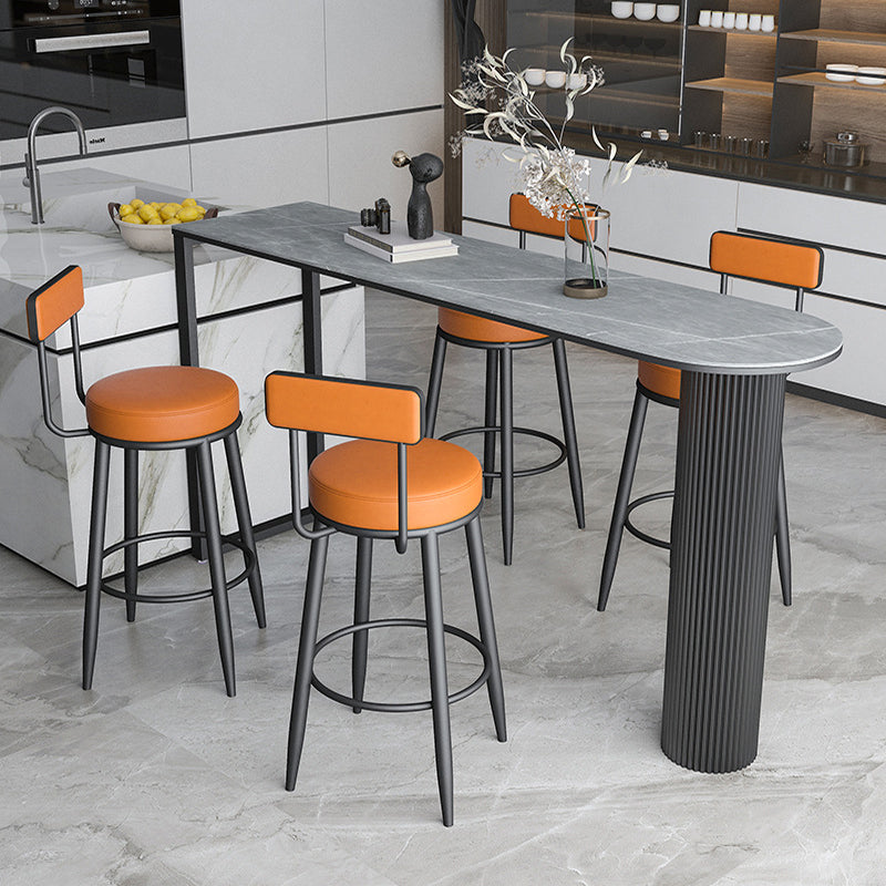 Sintered Stone Bar Table Modern Dining Table for Kitchen Living Room