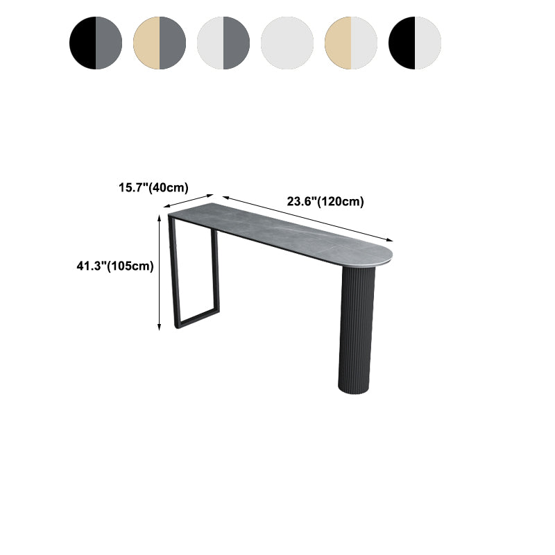 Sintered Stone Bar Table Modern Dining Table for Kitchen Living Room