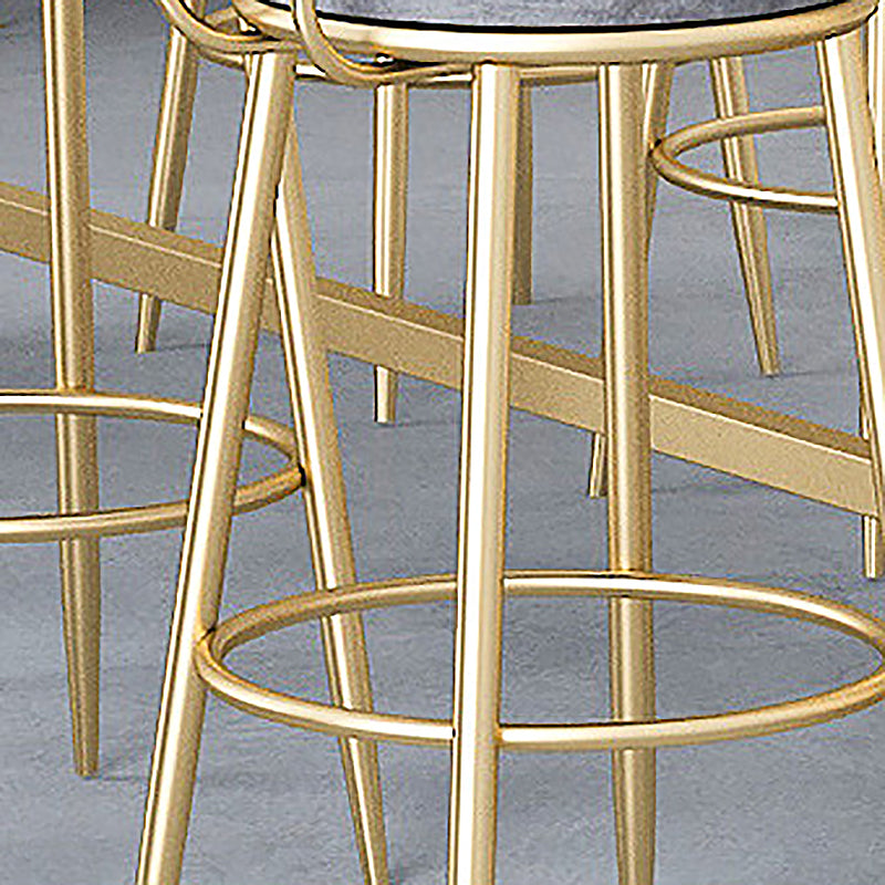 Rectangle Sintered Stone Bar Table Trestle Base Dining Table for Kitchen Living Room