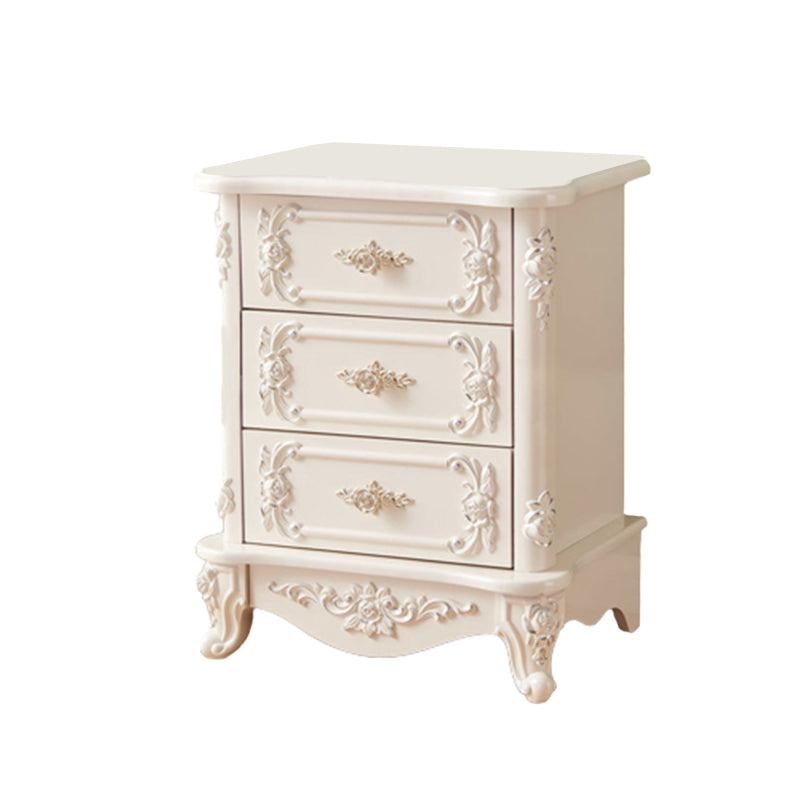 15.74" Wide Accent Chest Modern White Rectangle Chest with Drawers