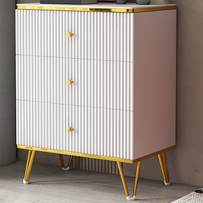 White Accent Chest 15.74" Wide Chest with Drawers, Water Resistant