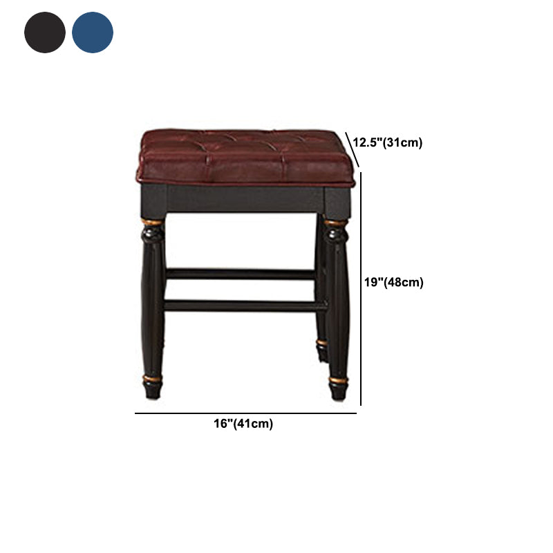 Victorian Vanity Set Solid Wood Drawers Included Makeup Dressing Table With Mirror & Stool