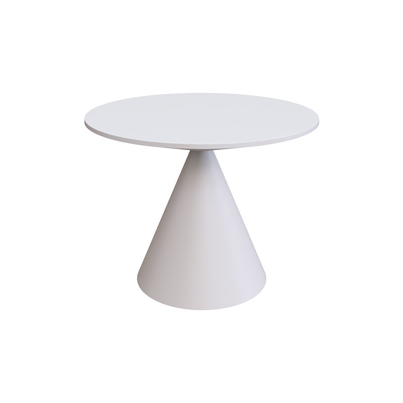Mid-Century Modern Cocktail Table Pedestal Metal Coffee Table
