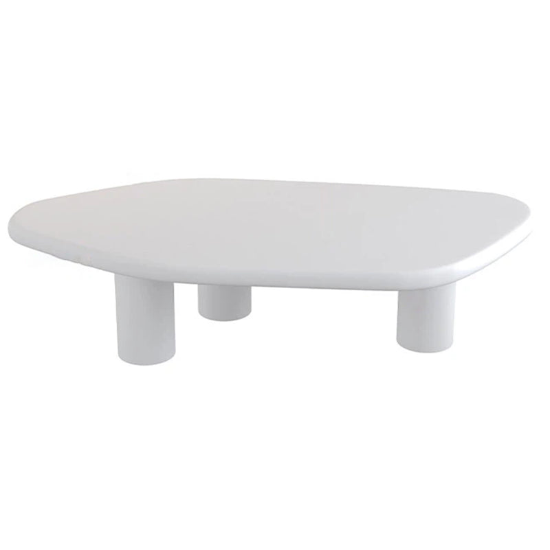 Wooden 3 Legs Coffee Table Scandinavian Style Coffee Table in White