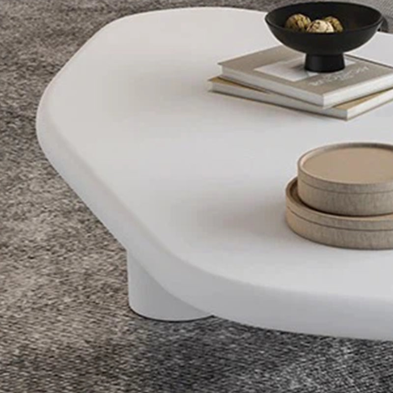 Wooden 3 Legs Coffee Table Scandinavian Style Coffee Table in White