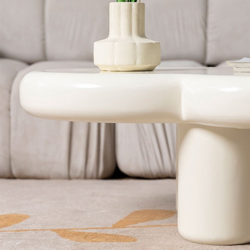 Scandinavian Style Coffee Cocktail Table Wooden Coffee Table 13.78" Tall