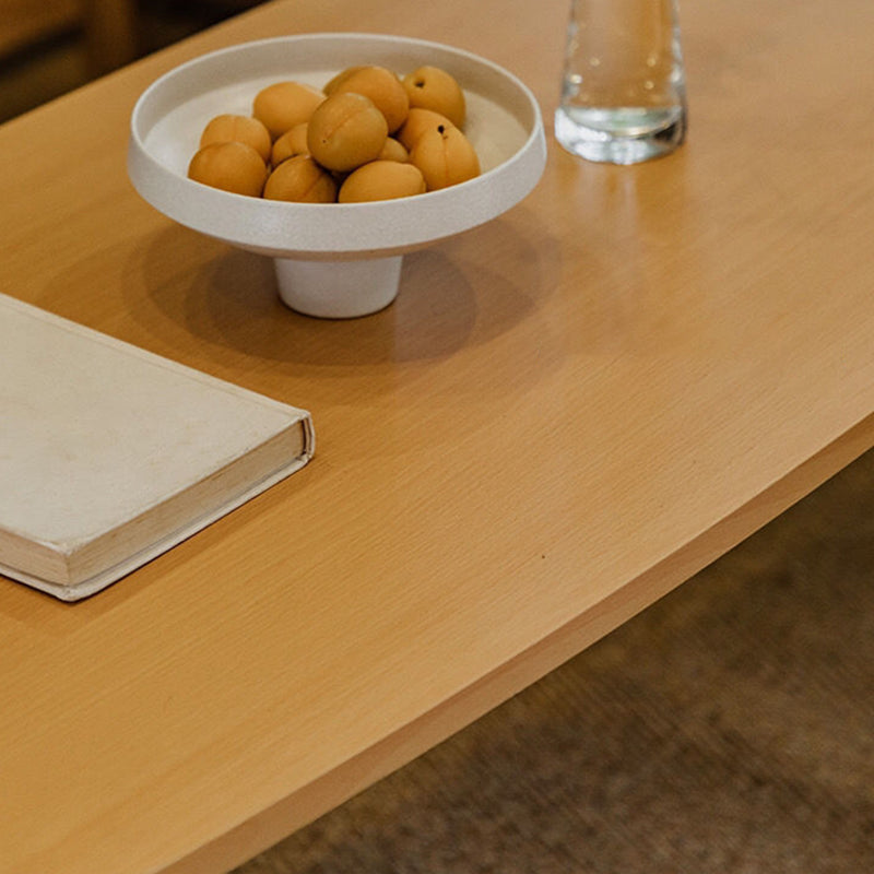 Contemporary Rectangular Folding Solid Wood Single Coffee Table