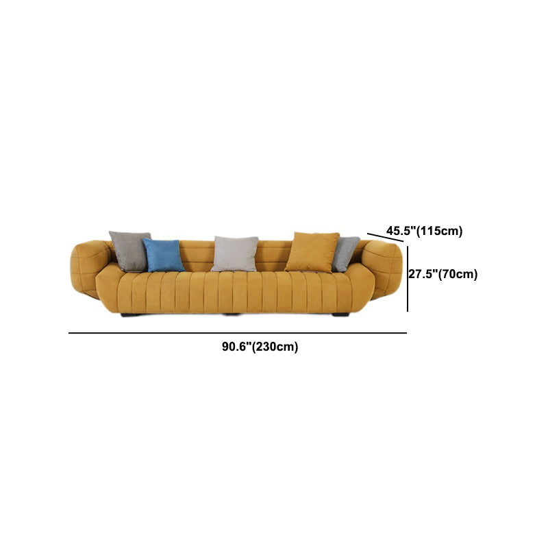 Tuxedo Arm Sofa Modern Style 3/4/5-seater Sofa with 5 Pillows