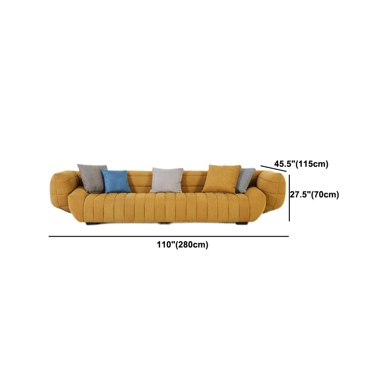 Tuxedo Arm Sofa Modern Style 3/4/5-seater Sofa with 5 Pillows