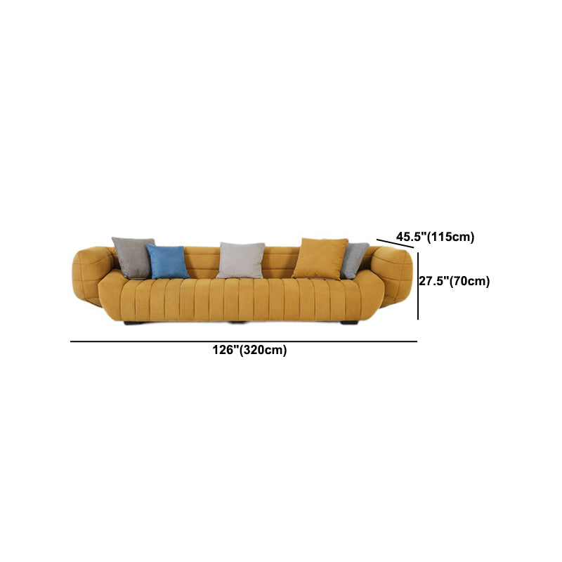 Tuxedo Arm Sofa Modern Style 3/4/5-seater Sofa with 5 Pillows