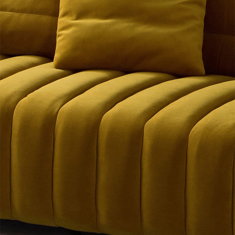 Contemporary Tuxedo Arm Sofa Tight Back Standard Seating for Living Room