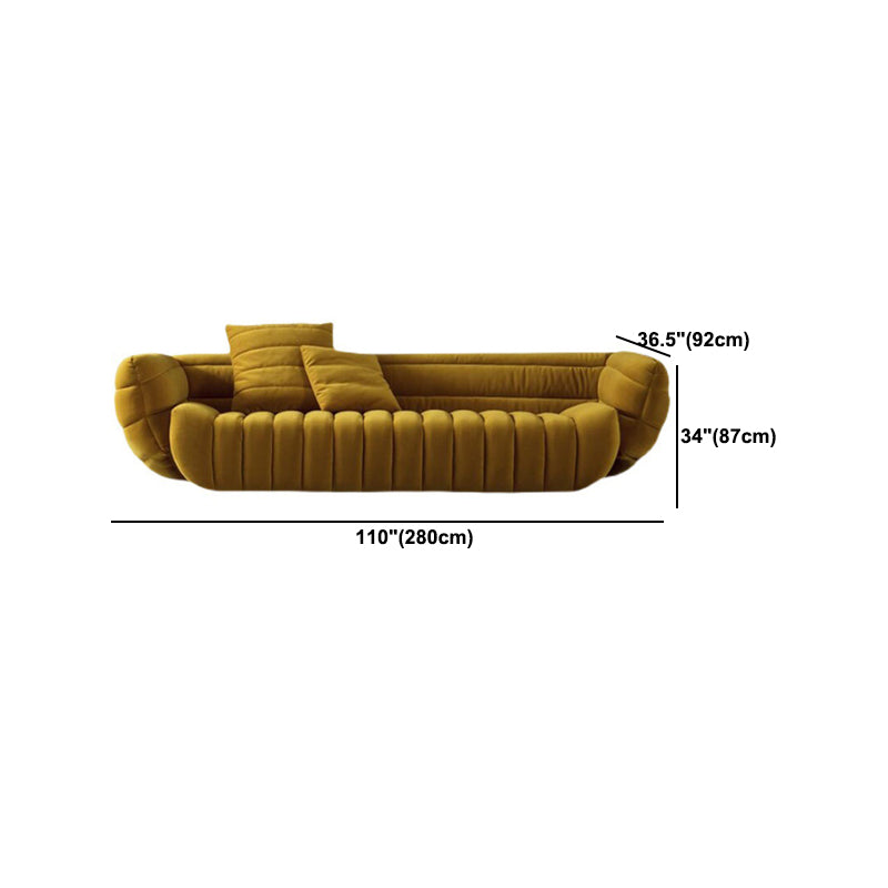 Contemporary Tuxedo Arm Sofa Tight Back Standard Seating for Living Room