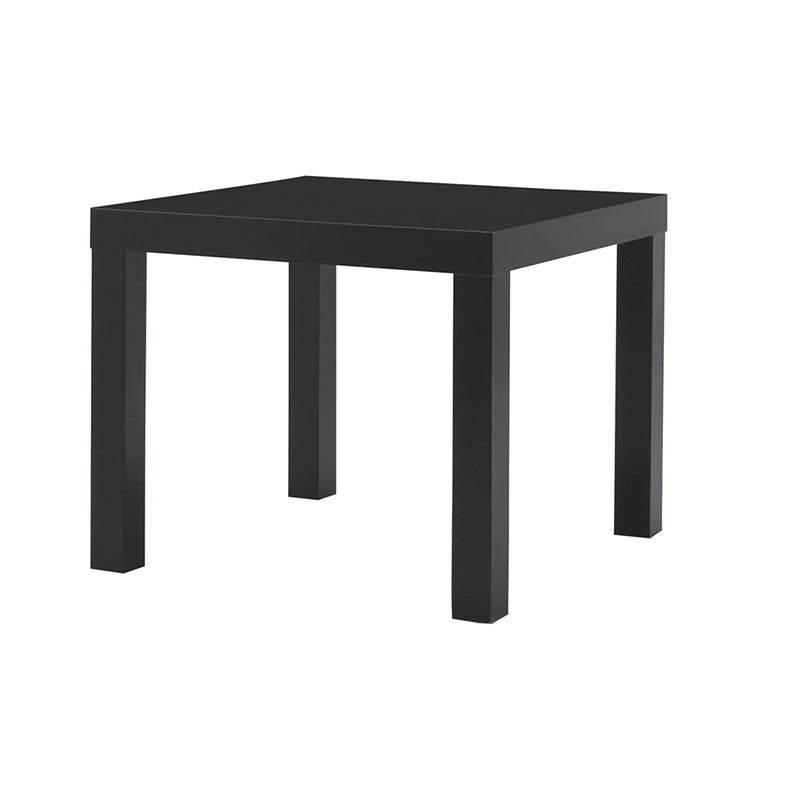 Contemporary Square Side End Table Wood 4 Legs End Slide Table