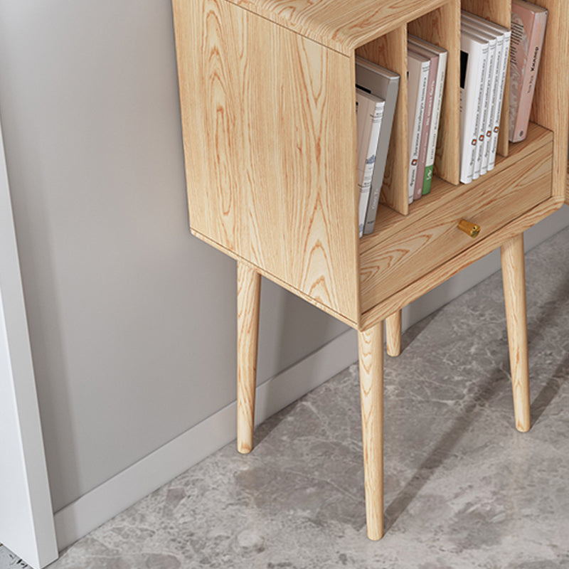 Solid Wood 3 Legs End Table Modernistic Rectangular Side Table