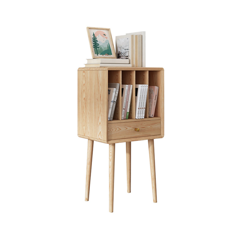 Solid Wood 3 Legs End Table Modernistic Rectangular Side Table