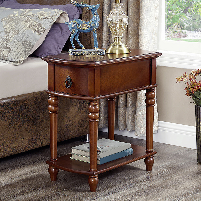 22.8" Tall 4 Legs End Table Contemporary Rectangular Side Table