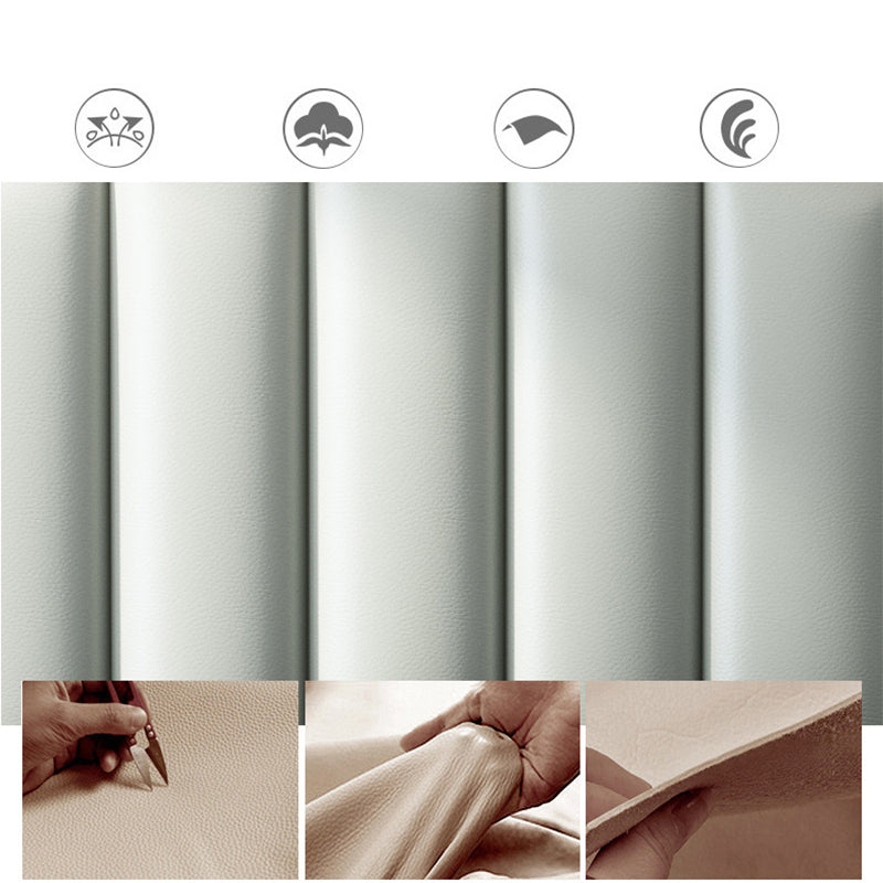 84.65 inch Wide Contemporary Standard Bed Solid Wood Bed with Headboard