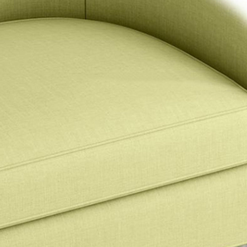 23.62" Wide Linen Barrel Chair Arms Included Barrel Accent Chair with Basic Four Leg