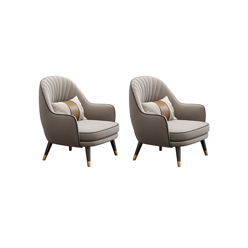 Velvet Accent Armchair 21.65" Wide Arms Included Chair for Living Room