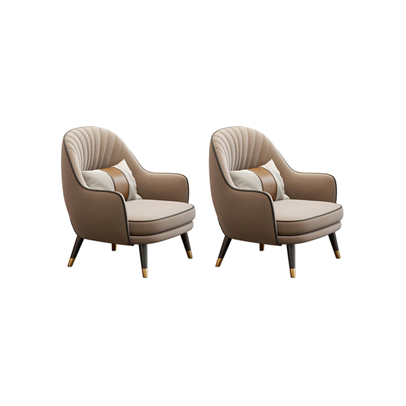 Velvet Accent Armchair 21.65" Wide Arms Included Chair for Living Room
