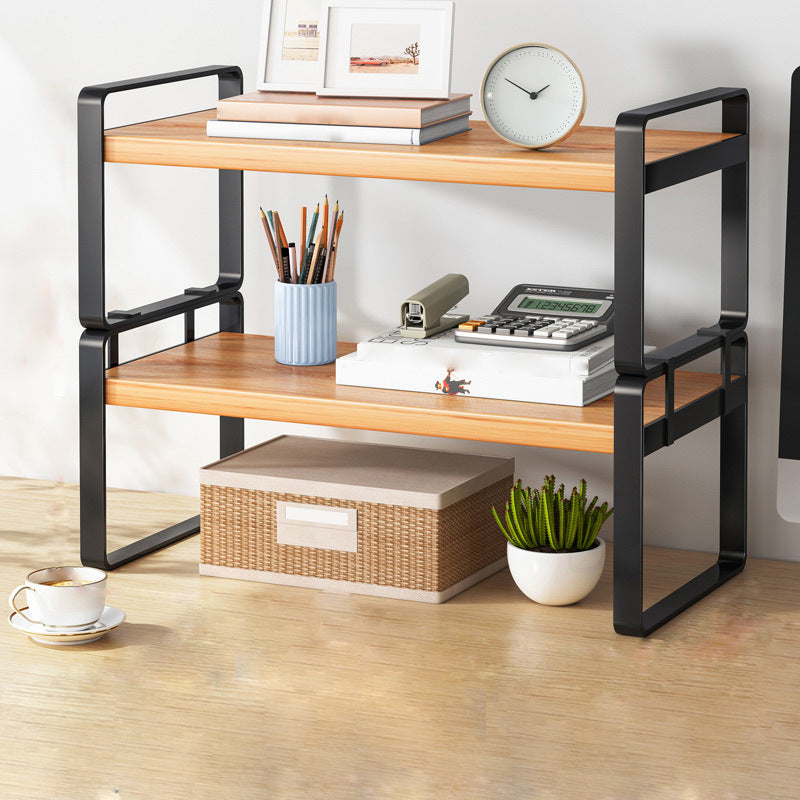 Modern Open Shelf Bookcase Metal Etagere Book Shelf for Study Room