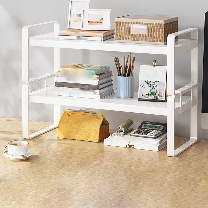 Modern Open Shelf Bookcase Metal Etagere Book Shelf for Study Room