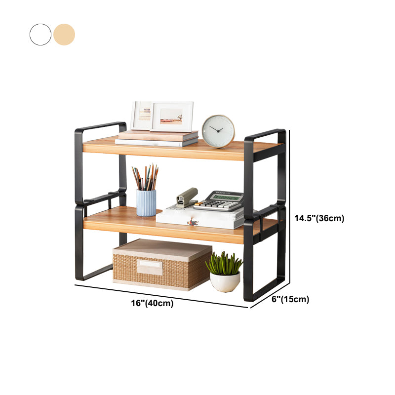 Modern Open Shelf Bookcase Metal Etagere Book Shelf for Study Room