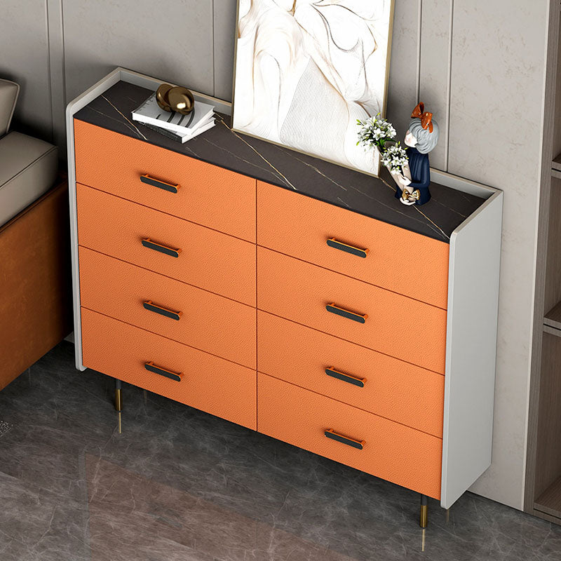 9.75-inch Width Storage Chest Dresser Modern Stone Storage Chest