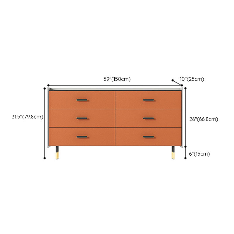 9.75-inch Width Storage Chest Dresser Modern Stone Storage Chest