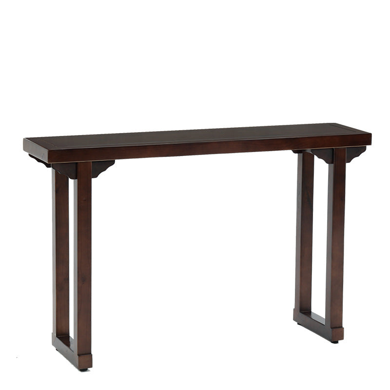 31.5-inch Tall Console Table Solid Wood Accent Table for Hall