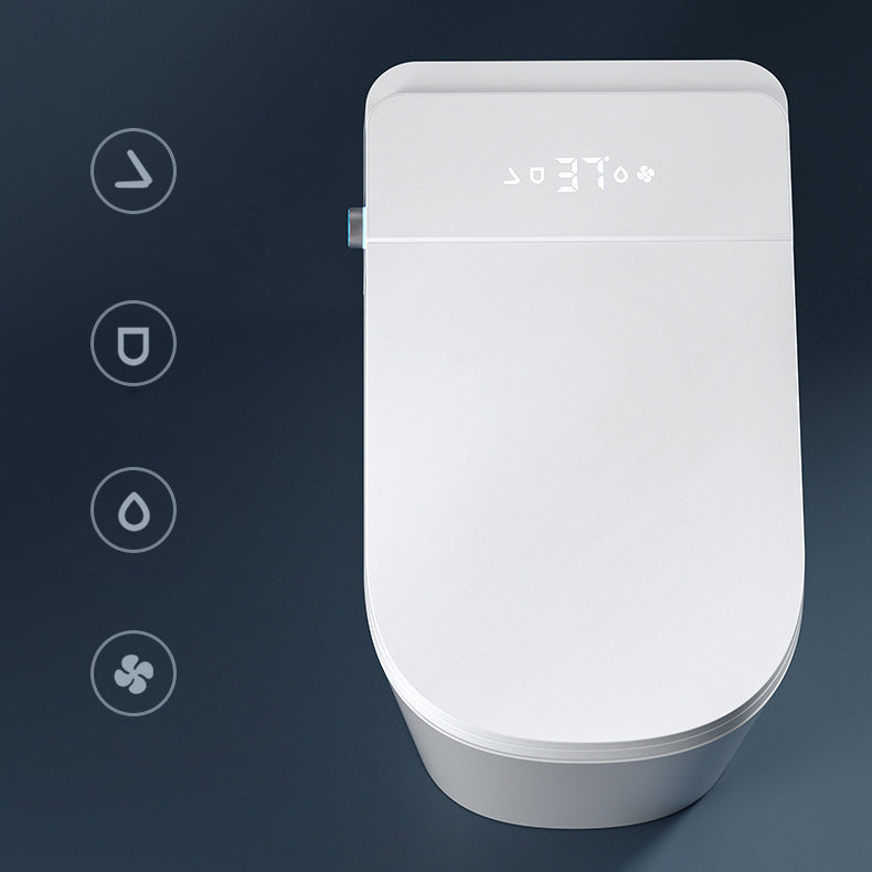 Modern Heated Seat Floor Mounted Urine Toilet Siphon Jet Toilet Bowl with Toilet Seat