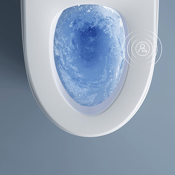 Modern Floor Mounted Urine Toilet White Siphon Jet Toilet Bowl with Toilet Seat