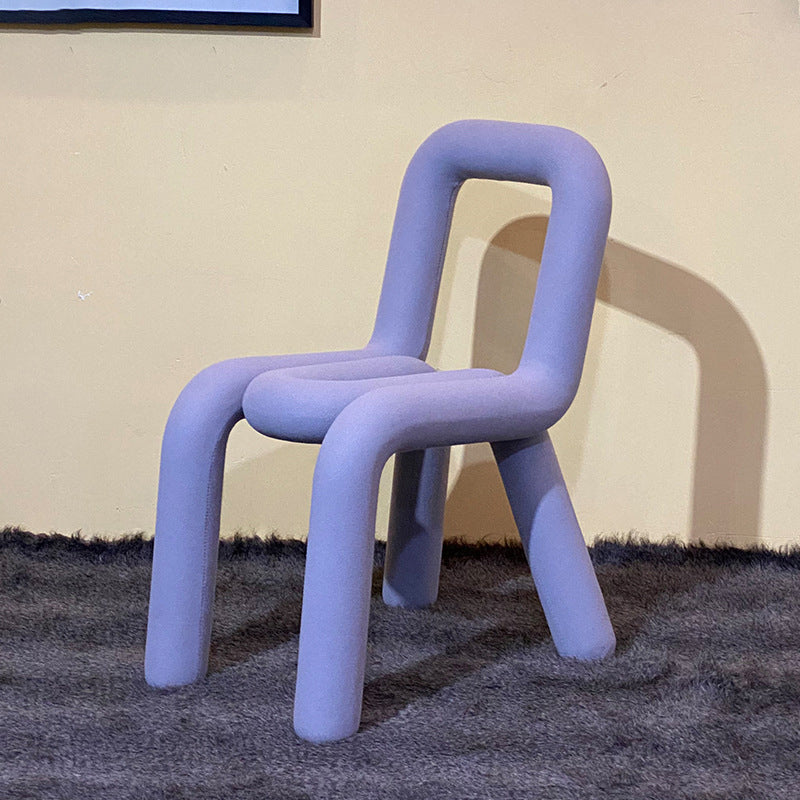 Contemporary Chair Open Back Dining Armless Dining Chairs with Metal Legs for Kitchen