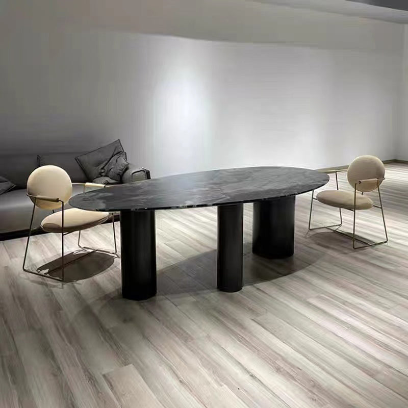 Contemporary Style Arm Chair Home Upholstered Chair with Metal Base