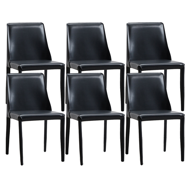 Contemporary Dining Room Chair Faux Leather Dining Chair for Home