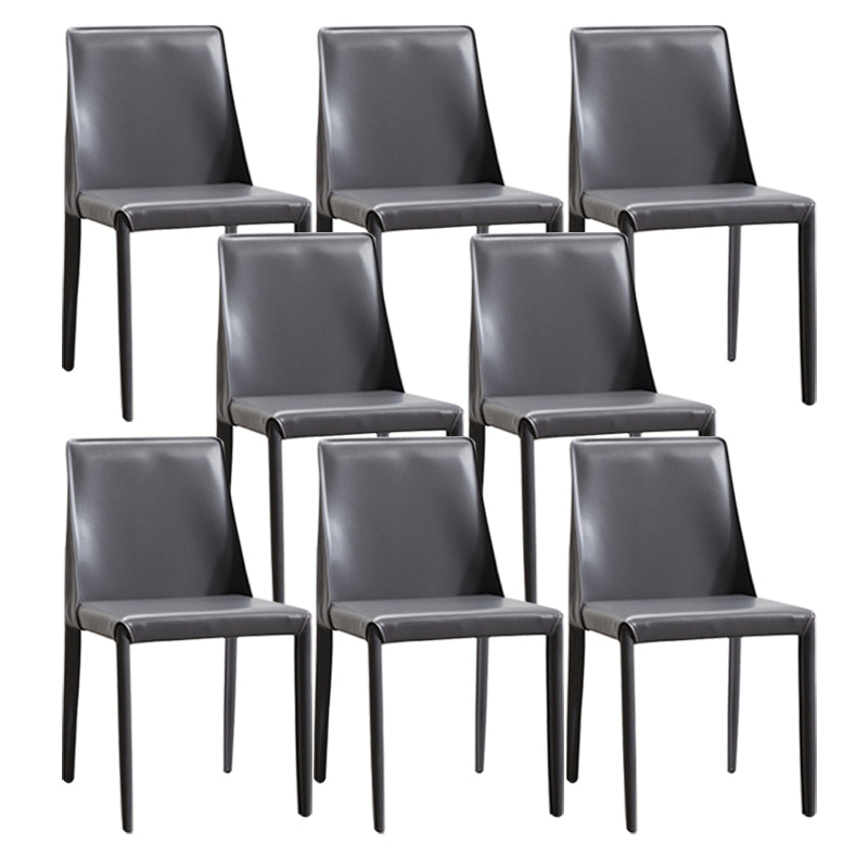 Contemporary Dining Room Chair Faux Leather Dining Chair for Home