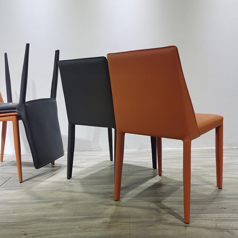 Contemporary Dining Room Chair Faux Leather Dining Chair for Home
