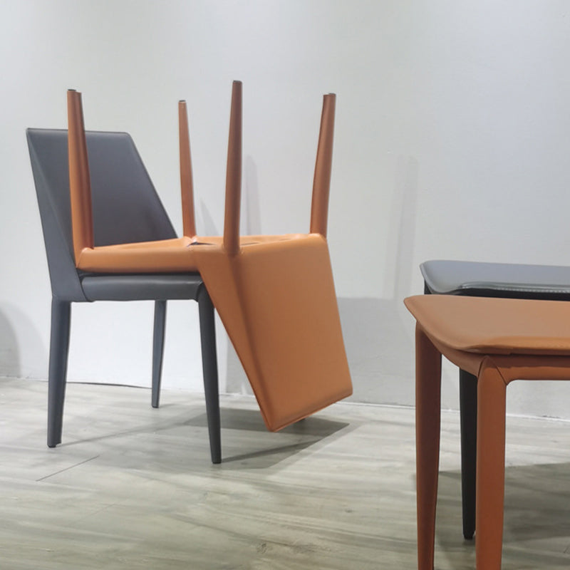Contemporary Dining Room Chair Faux Leather Dining Chair for Home