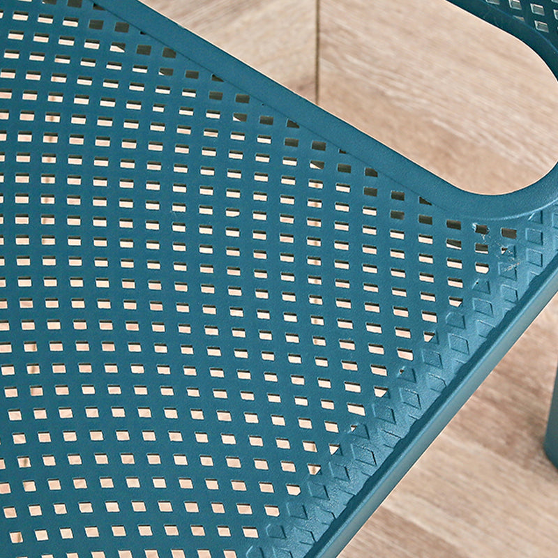 Designer Style Arm Chair Plastic Cross Back Side Chair for Restaurant