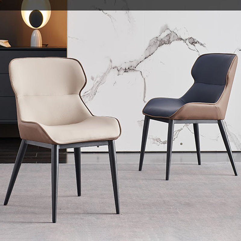 Industrial Dining Accent Chair Upholstered Side Chair for Home