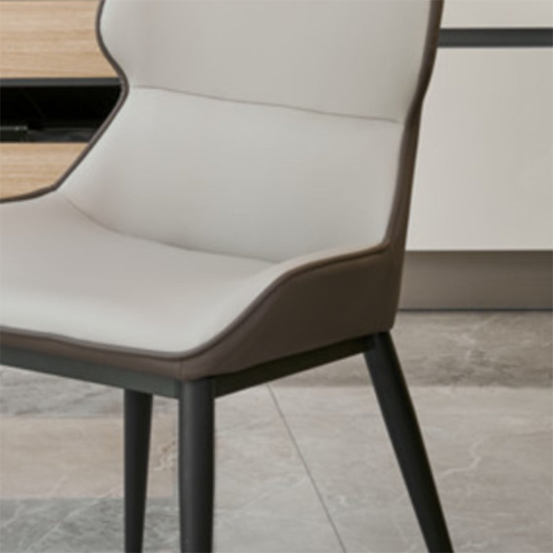 Industrial Dining Accent Chair Upholstered Side Chair for Home