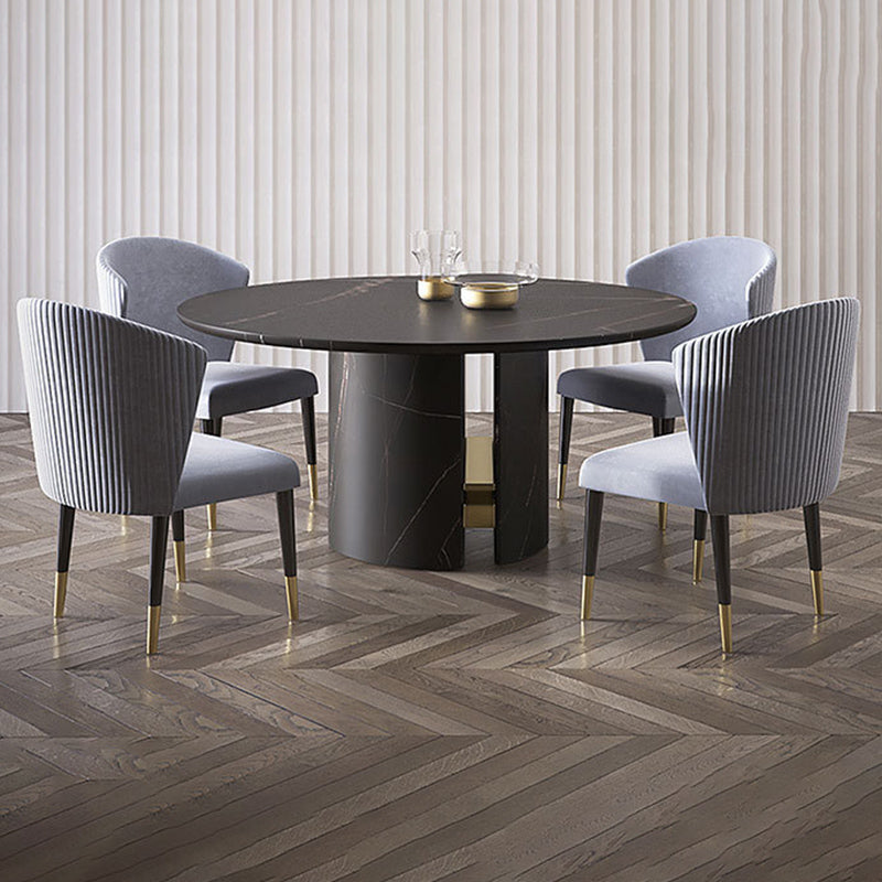 Glam Parsons Armless Dining Chairs Upholstered Dining Side Chair